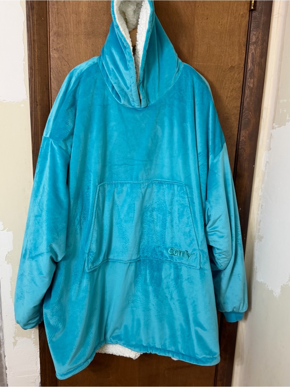 The Comfy Oversized  Wearable Blanket One Size Aqua Blue
